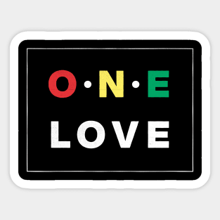 ONE LOVE Sticker